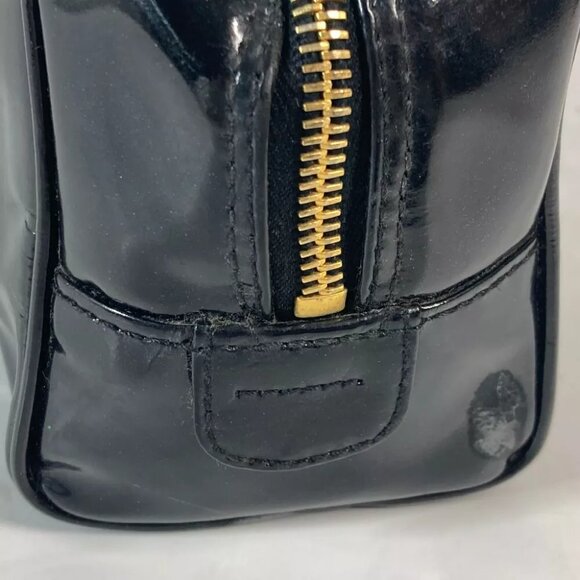 CHANEL Cosmetic porch CC CC Mark Makeup pouch Cosmetics Pouch enamel Black - Picture 14 of 14